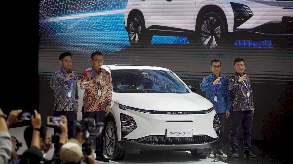 Chery OMODA 5 EV Tampil Perdana Di Hadapan Publik Indonesia